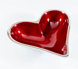 Red Extra Small Heart Dish 10cm